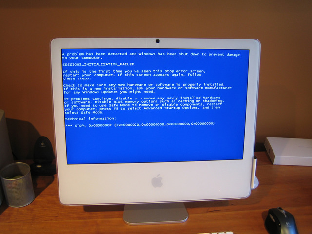 BSOD on iMac
