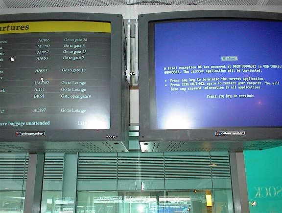 BSOD on Display