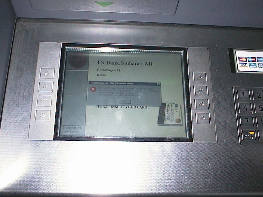Swedish ATM Crash