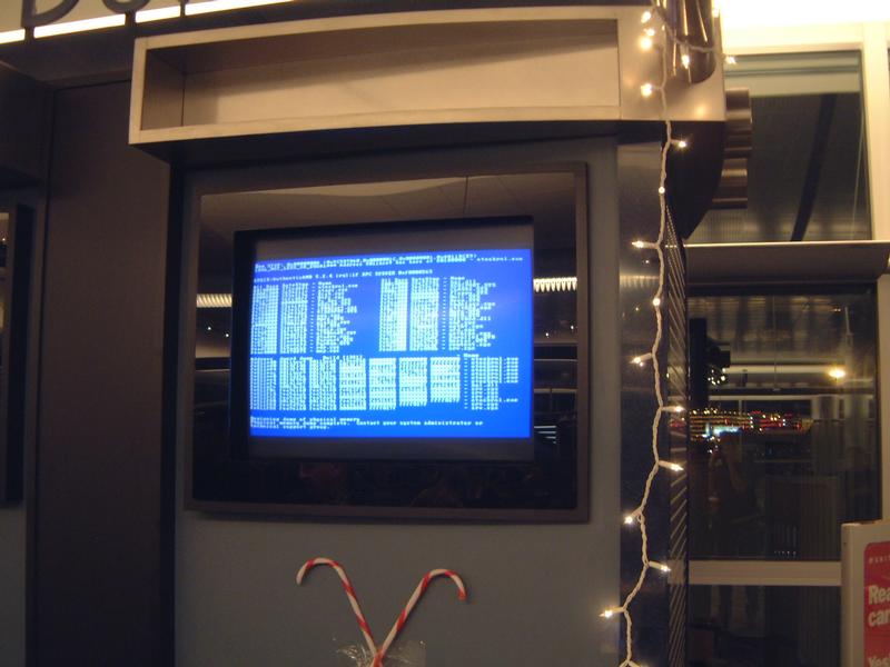 Public Screen BSOD