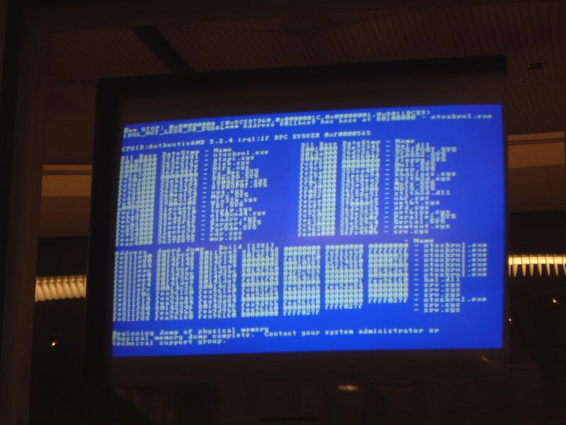 BSOD in Commerce